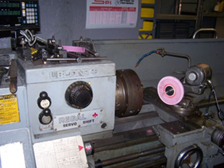 Conventional Lathe Close Up